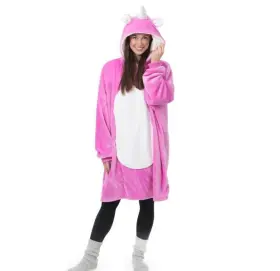 Pl&auml;d med huva och &auml;rmar -Unicorn