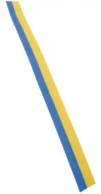 Tygband Bl&aring;/gul 14m