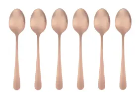 Kaffeskedar 6-pack (ros&eacute; gold)