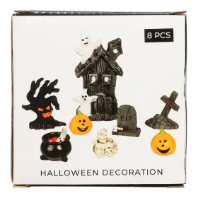 Sm&aring; Halloweendekorationer 8st