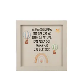 Trätavla "Älska och krama mig"