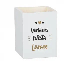 Trälåda för pennor -Världens bästa lärare