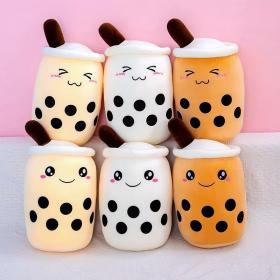 Supermjukt gosedjur - Boba Tea (Aprikos)