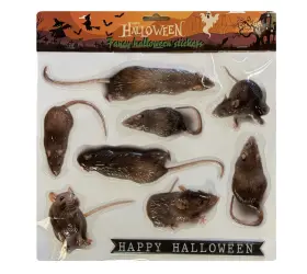 Halloweenklisterm&auml;rken - R&aring;ttor