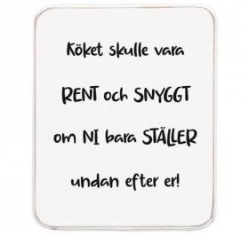 Magnet -Köket skulle vara rent