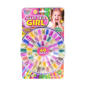 L&ouml;snaglar 60 st "Glitter Girl"