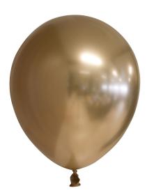 Spegelballonger i 6-pack (Guld)