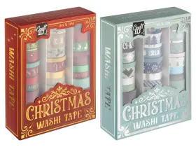 Washi Tape 36 rullar - Julmotiv
