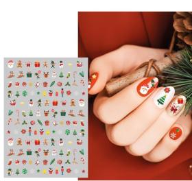 Nagelstickers med julmotiv