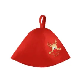 Bastuhatt med julmotiv