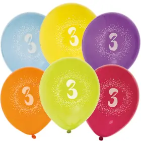 Ballonger i 6-pack "3"