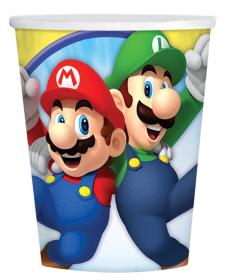 Pappersmugg i 8-pack -SUPER MARIO