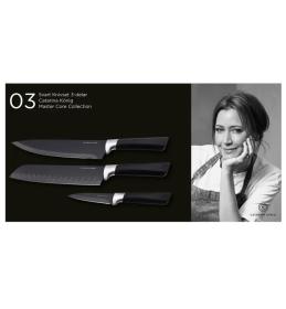 Knivset svart 3-delar Catarina K&ouml;nig