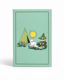 Gr&ouml;n Mumin anteckningsbok A5 &ndash; Mumintrollet & Snusmumriken