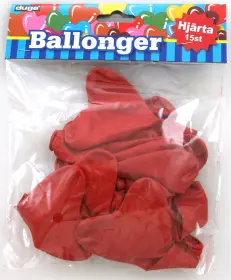 Ballonger Hj&auml;rta 15st