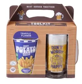 &Ouml;lglas och potatisstavar - Tryffelsmak