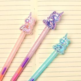 Enh&ouml;rningspenna med regnb&aring;gsbl&auml;ck