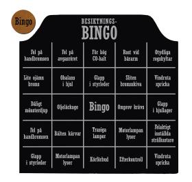 Besiktningsbingo