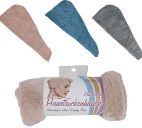Handduk f&ouml;r h&aring;ret i microfiber (Rosa)