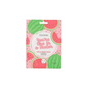 Boostande ansiktsmask (vattenmelon)