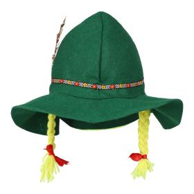 Oktoberfest - hatt med flätor