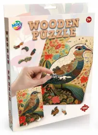 Tr&auml;pussel 121 bitar - F&aring;gel