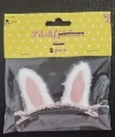 Hårklämmor Påskhare 2-pack