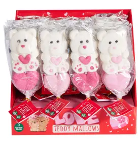 Marshmallowklubba - Nalle med hj&auml;rta 60g