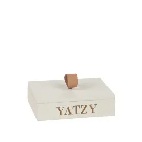 Vit Yatzylåda med block & tärningar