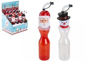Flaska med sugr&ouml;r -Jultomte
