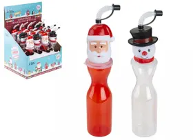 Flaska med sugr&ouml;r -Jultomte