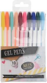 Gelpennor 10-pack