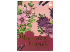 M&aring;larbok f&ouml;r vuxna A4 - Blooming