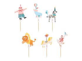 Cupcake cake poppers -Cirkus