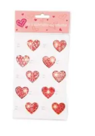 Presentetiketter hj&auml;rta 20-pack