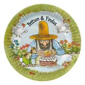 Papperstallrikar 8-pack - Pettson & Findus