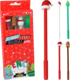 Pennset 4-pack Julmotiv