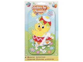 Sticker by number - P&aring;sk (Kyckling)