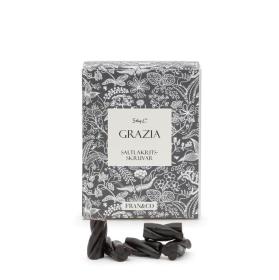 Grazia Grå - Saltlakritsskruvar 100g