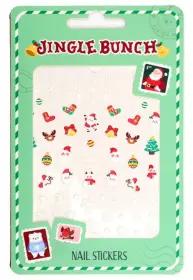 Självlysande nagelstickers med julmotiv