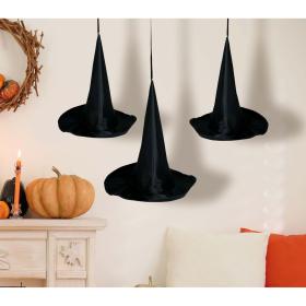 Halloweendekoration H&auml;xhattar 3st