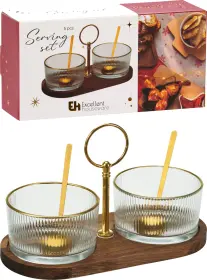 Serveringsset med 2 skålar