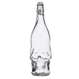 Glasflaska D&ouml;skalle