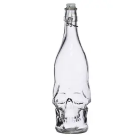 Glasflaska D&ouml;skalle