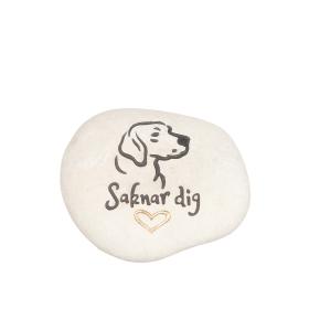 Sten hund &rdquo;Saknar dig&rdquo;