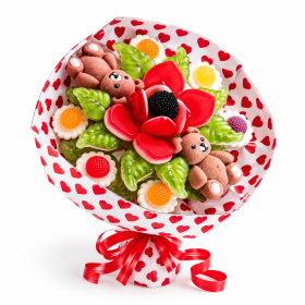 Godisbukett Nalle 163g