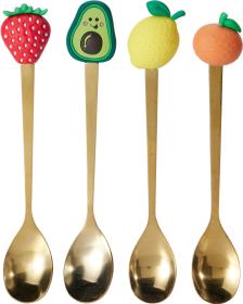 Teskedar 4-pack frukter