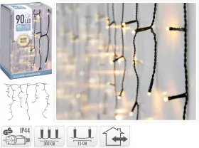 Ljusslinga vattenfall 90 LED