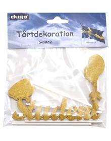 T&aring;rtdekoration "Student" 5-pack
