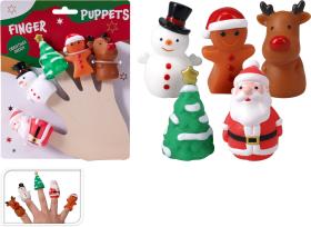 Fingerdockor Julmotiv
